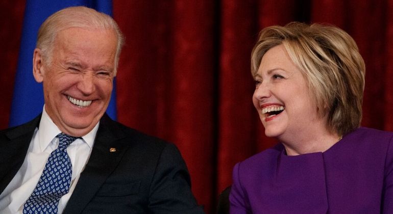Joe Biden e Hillary Clinton