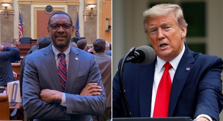 L'Ultimo endorsement a Donald J. Trump arriva da un afroamericano, rappresentante del Partito Democratico
